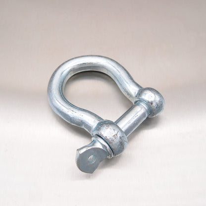 Bow Shackle with Screw Pin - Galvanised Steel - Commercial