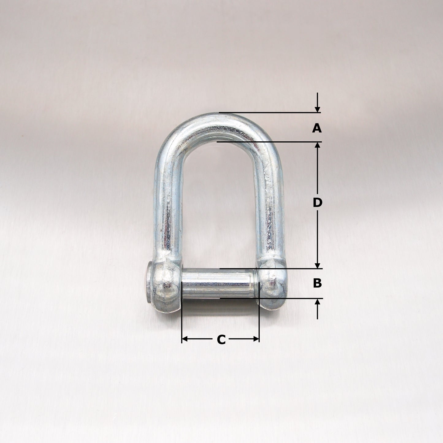 Commercial Dee Shackles Type C Countersunk Pin