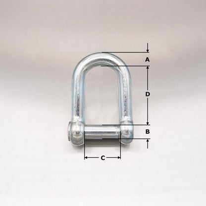 Commercial Dee Shackles Type C Countersunk Pin