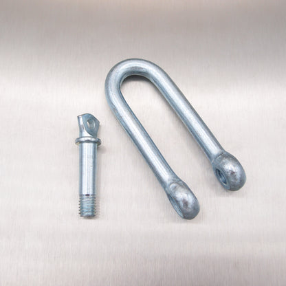 Commercial Long Dee Shackle Galvanised - Screw Pin