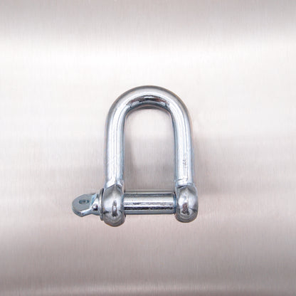 Commercial Dee Shackle: Galvanised with Screwed Collar Pin