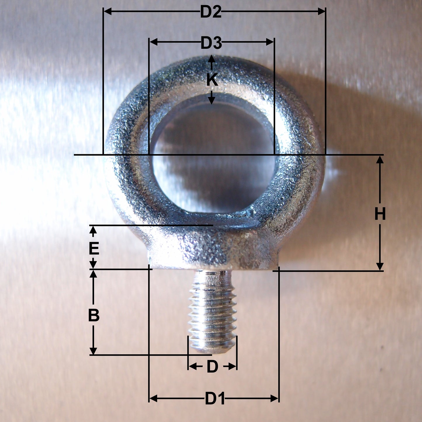 Lifting Eyebolt - DIN 580 - Zinc Plated Steel - TESTED