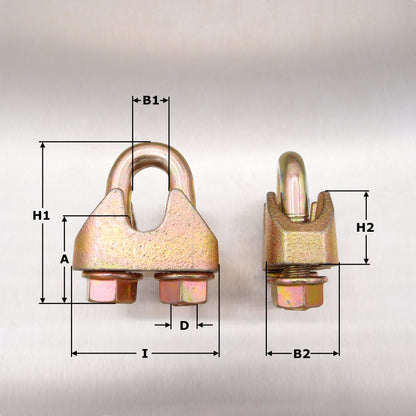 Wire Rope Grips: DIN1142