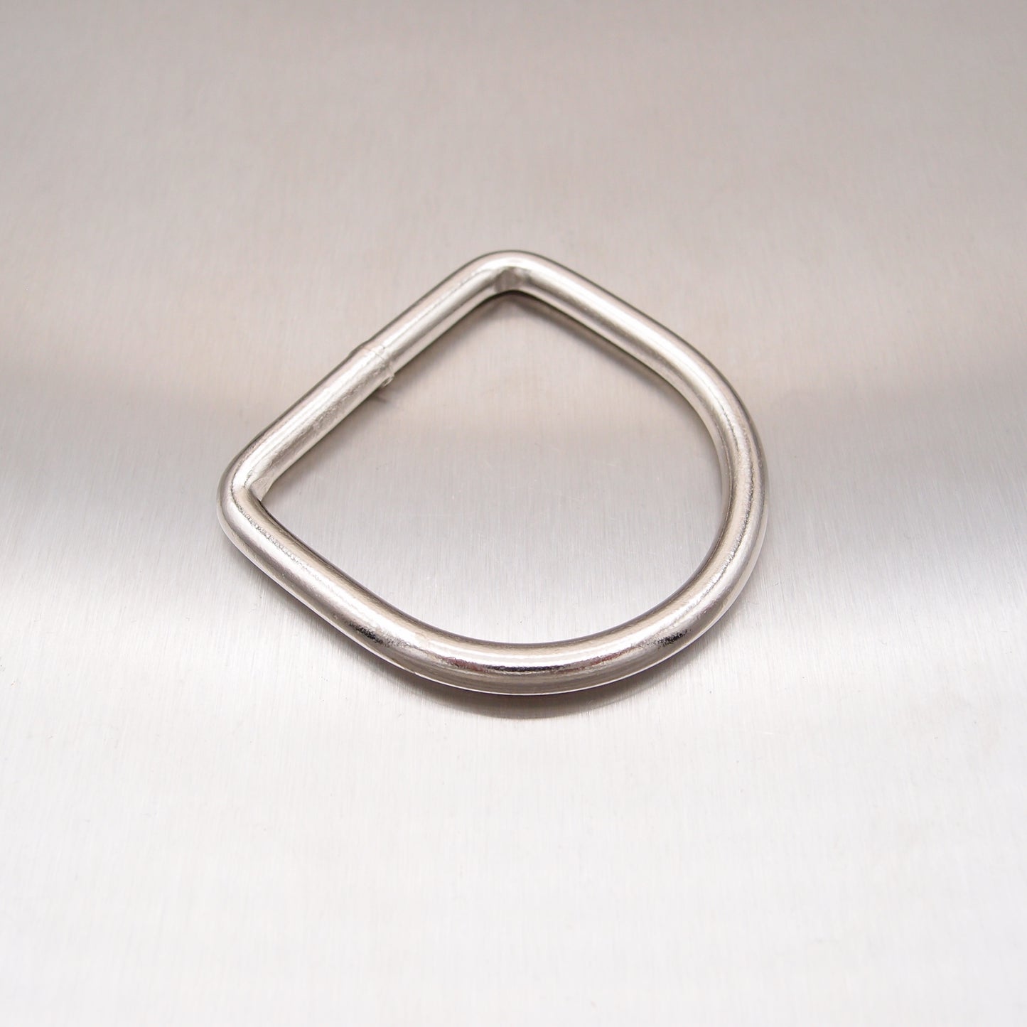 Dee Ring Mild Steel - Nickel Plated
