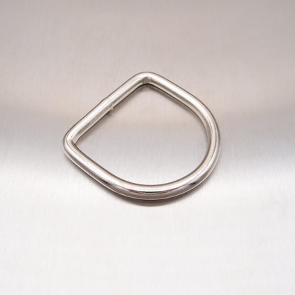 Dee Ring Mild Steel - Nickel Plated