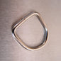 Dee Ring Mild Steel - Nickel Plated