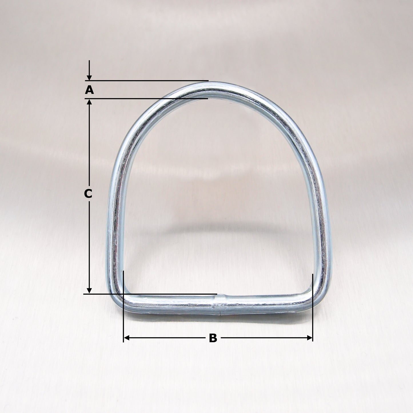 Dee Ring Welded - Zinc Plated