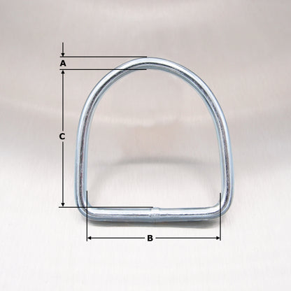 Dee Ring Welded - Zinc Plated