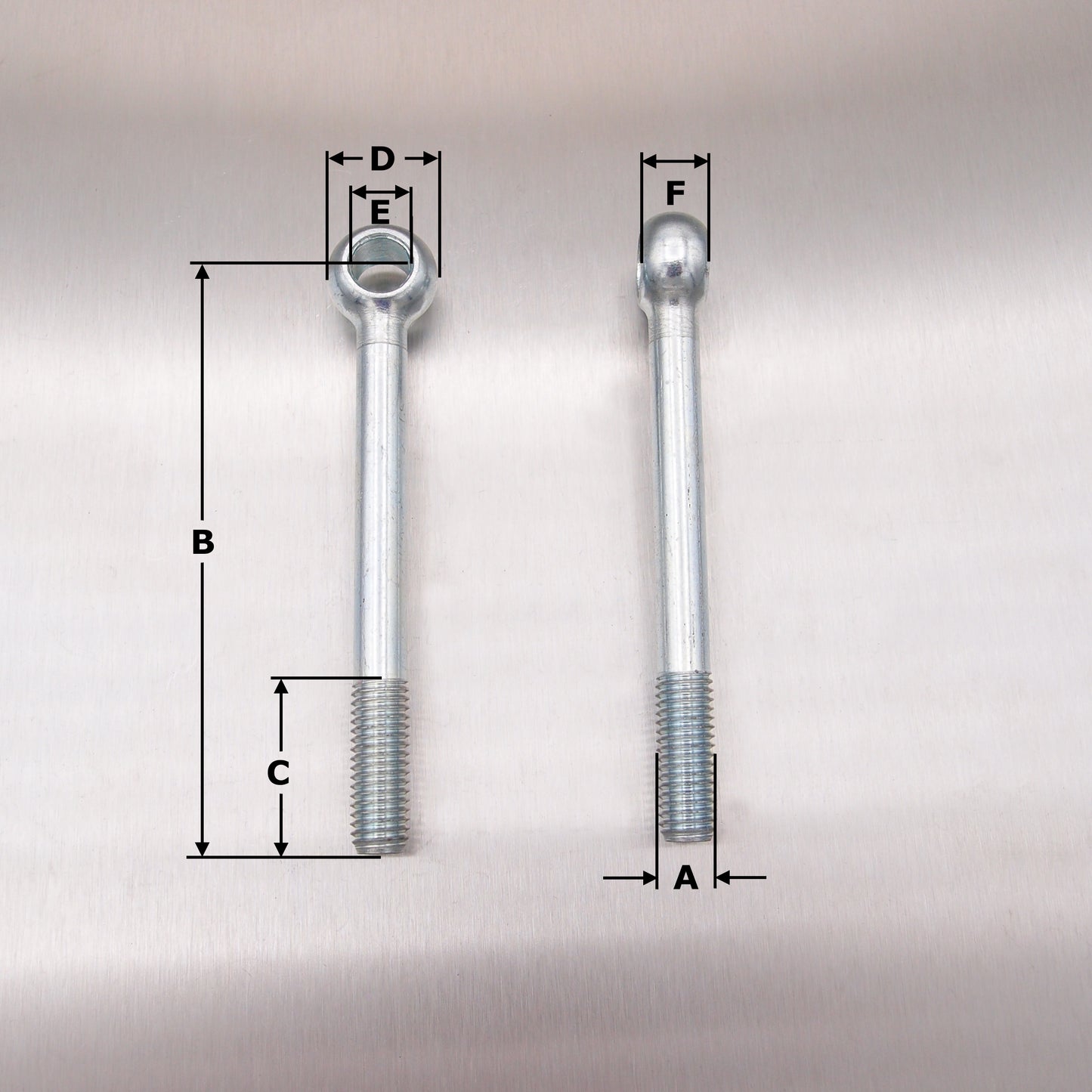 DIN444 Eyebolts Type B - Zinc plated