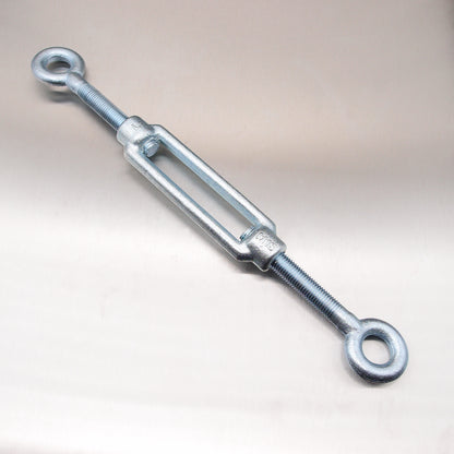 Turnbuckle - Eye & Eye - Galvanised - Open Body Straining Screw
