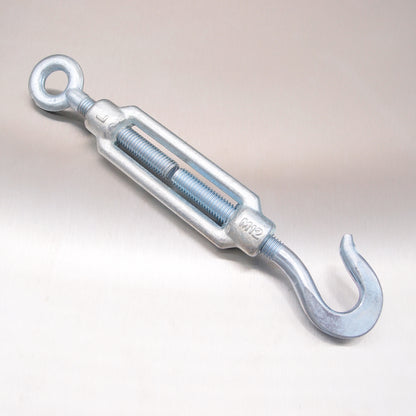 Turnbuckle - Hook & Eye - Galvanised - Open Body Straining Screw