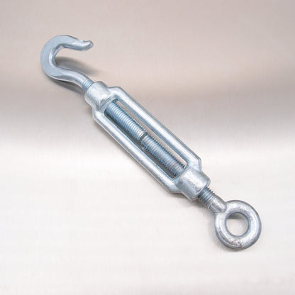 Turnbuckle - Hook & Eye - Galvanised - Open Body Straining Screw