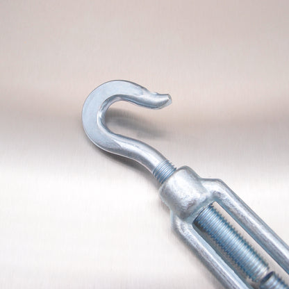 Turnbuckle - Hook & Eye - Galvanised - Open Body Straining Screw