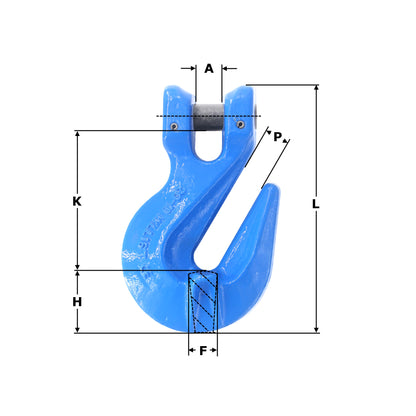 Grade 100 Clevis Grab Hook