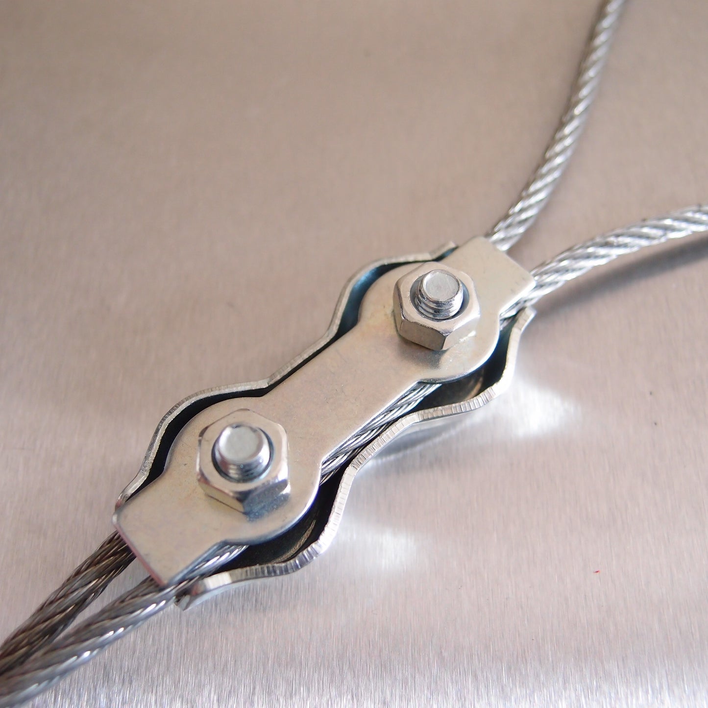 Duplex Wire Rope Grips: Zinc Plated