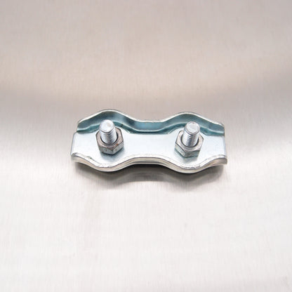 Duplex Wire Rope Grips: Zinc Plated
