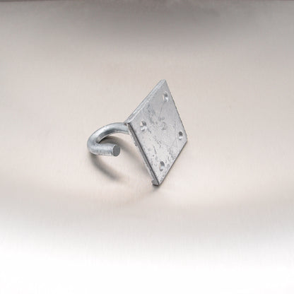 50mm x 50mm Hook on Plate - Galvanised Steel