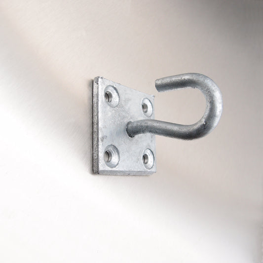 50mm x 50mm Hook on Plate - Galvanised Steel