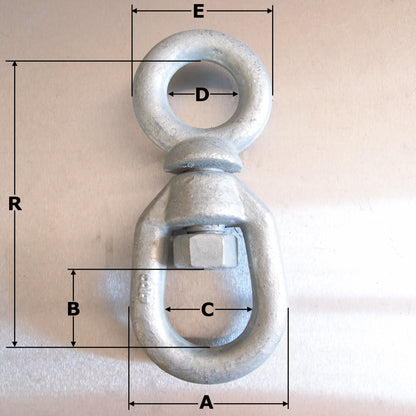 Chain/Mooring Swivels: Galvanised