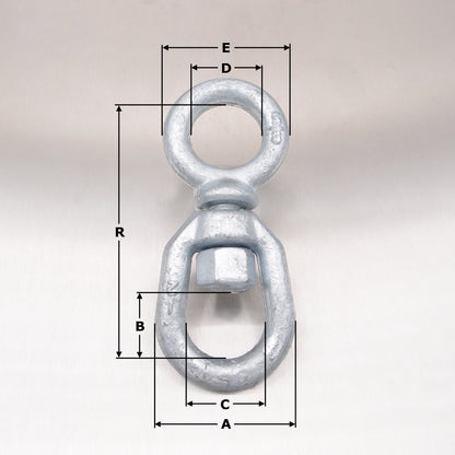 Chain/Mooring Swivels: Galvanised