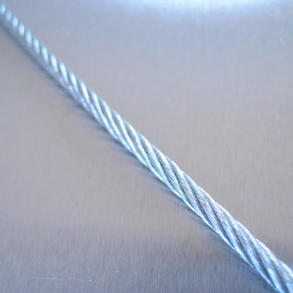 Wire Rope - Galvanised Steel - 7 x 19 WSC - 100m Reel