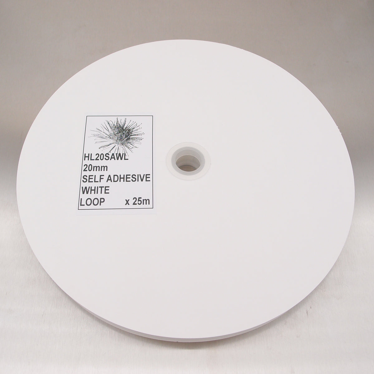 Hook & Loop Fastener - Self-Adhesive - 25m Roll