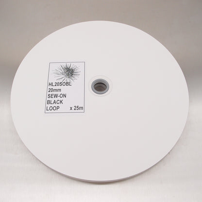 Hook & Loop Fastener - Sew-On - 25m Roll