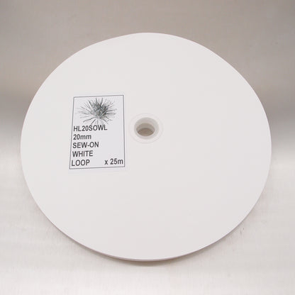 Hook & Loop Fastener - Sew-On - 25m Roll