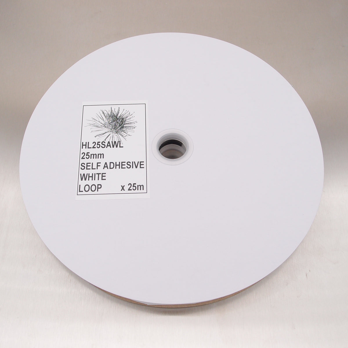 Hook & Loop Fastener - Self-Adhesive - 25m Roll