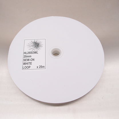 Hook & Loop Fastener - Sew-On - 25m Roll