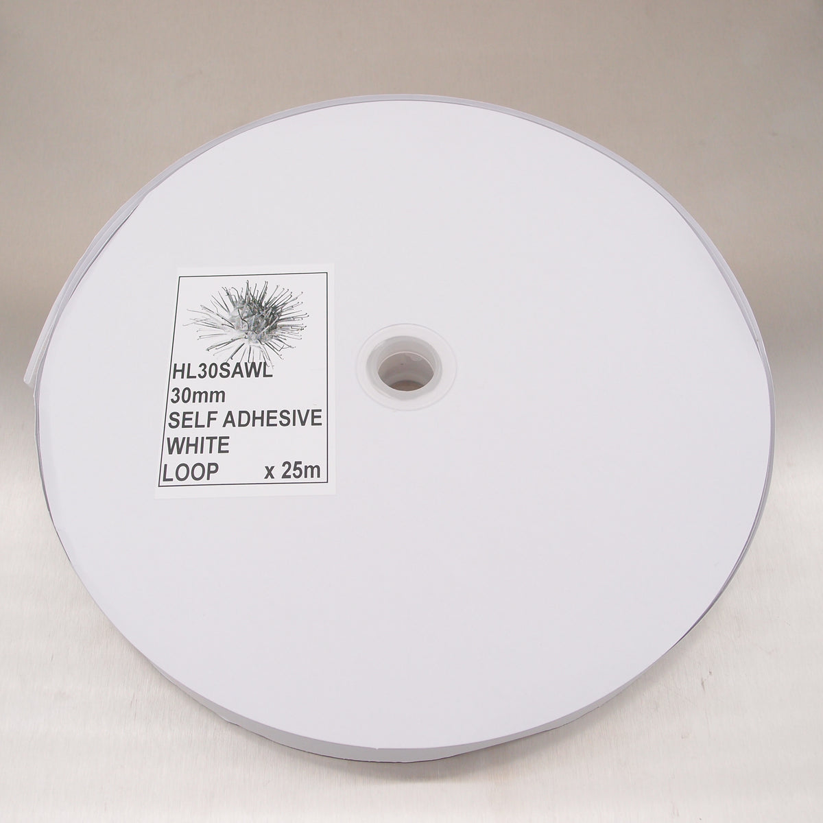 Hook & Loop Fastener - Self-Adhesive - 25m Roll