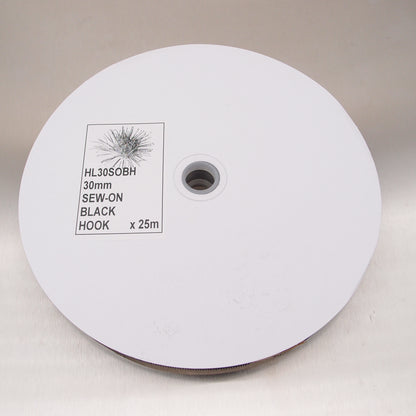 Hook & Loop Fastener - Sew-On - 25m Roll