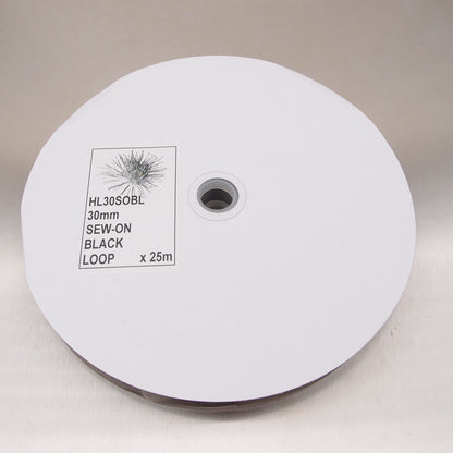 Hook & Loop Fastener - Sew-On - 25m Roll