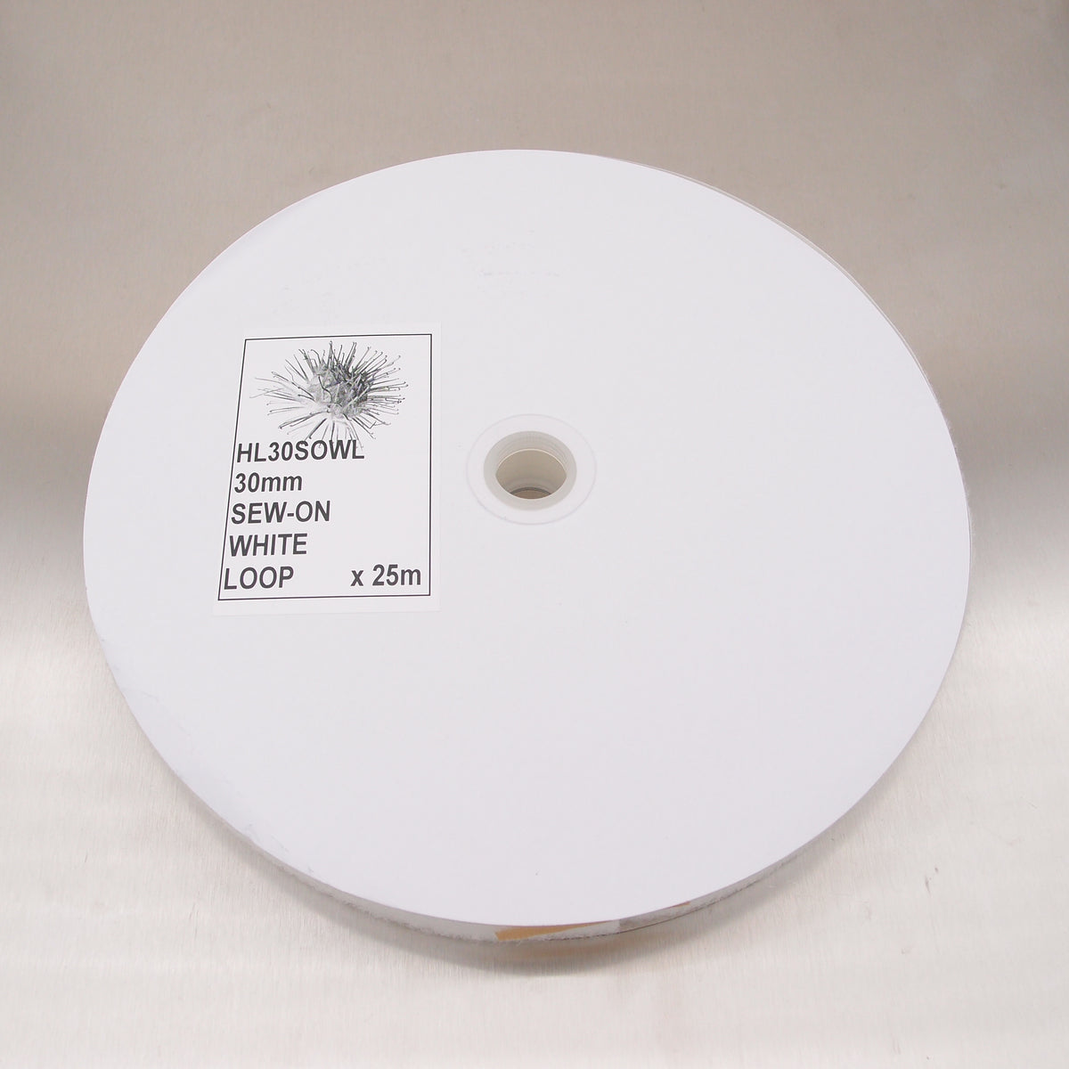 Hook & Loop Fastener - Sew-On - 25m Roll