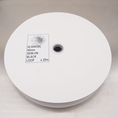 Hook & Loop Fastener - Sew-On - 25m Roll