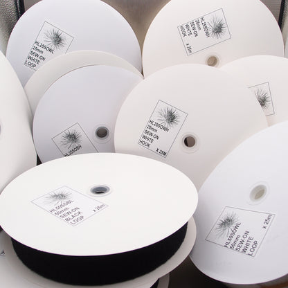 Hook & Loop Fastener - Sew-On - 25m Roll