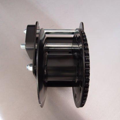 Black Coated Winch fitted with Integral Brake Device