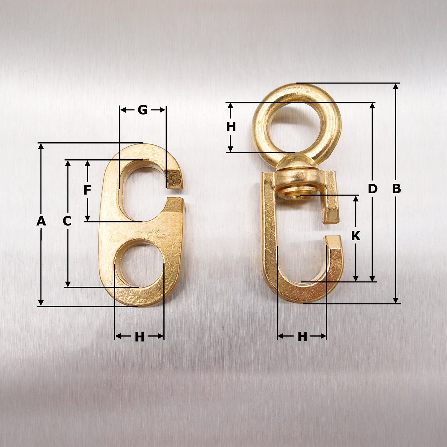 Inglefield Clips / Flag Swivels