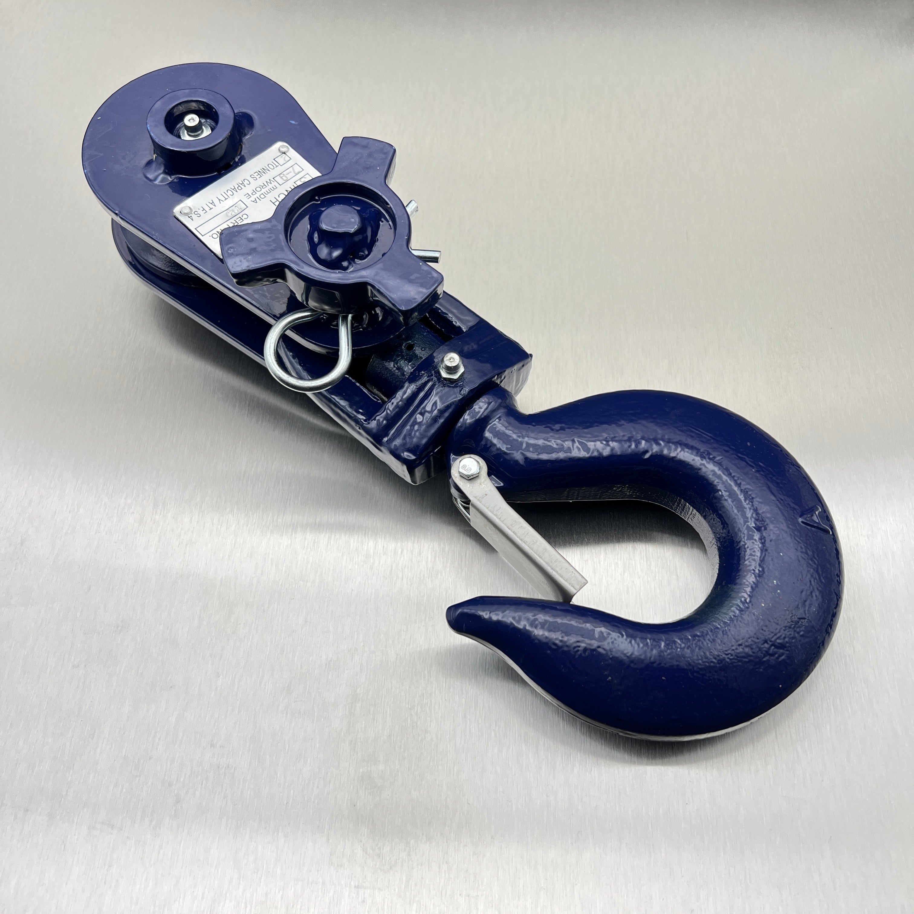 Lightweight Heavy Duty Snatch blocks - with Swivel Hook and Safety Cat ...
