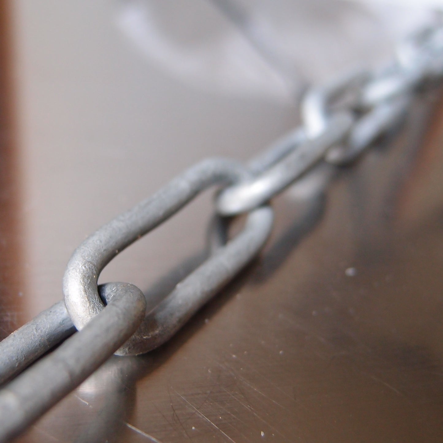 Mild Steel Welded Straight Link Chain - Hot Dipped Galvanised