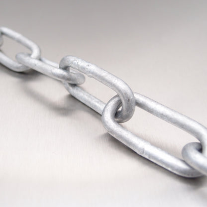 Welded Straight Link Chain - Galvanised Steel