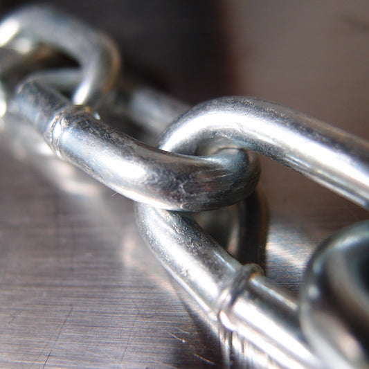 Mild Steel Welded Straight Link Chain - Zinc Plated