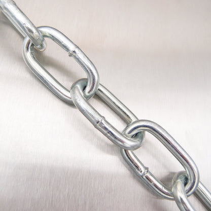 Mild Steel Welded Straight Link Chain - Zinc Plated