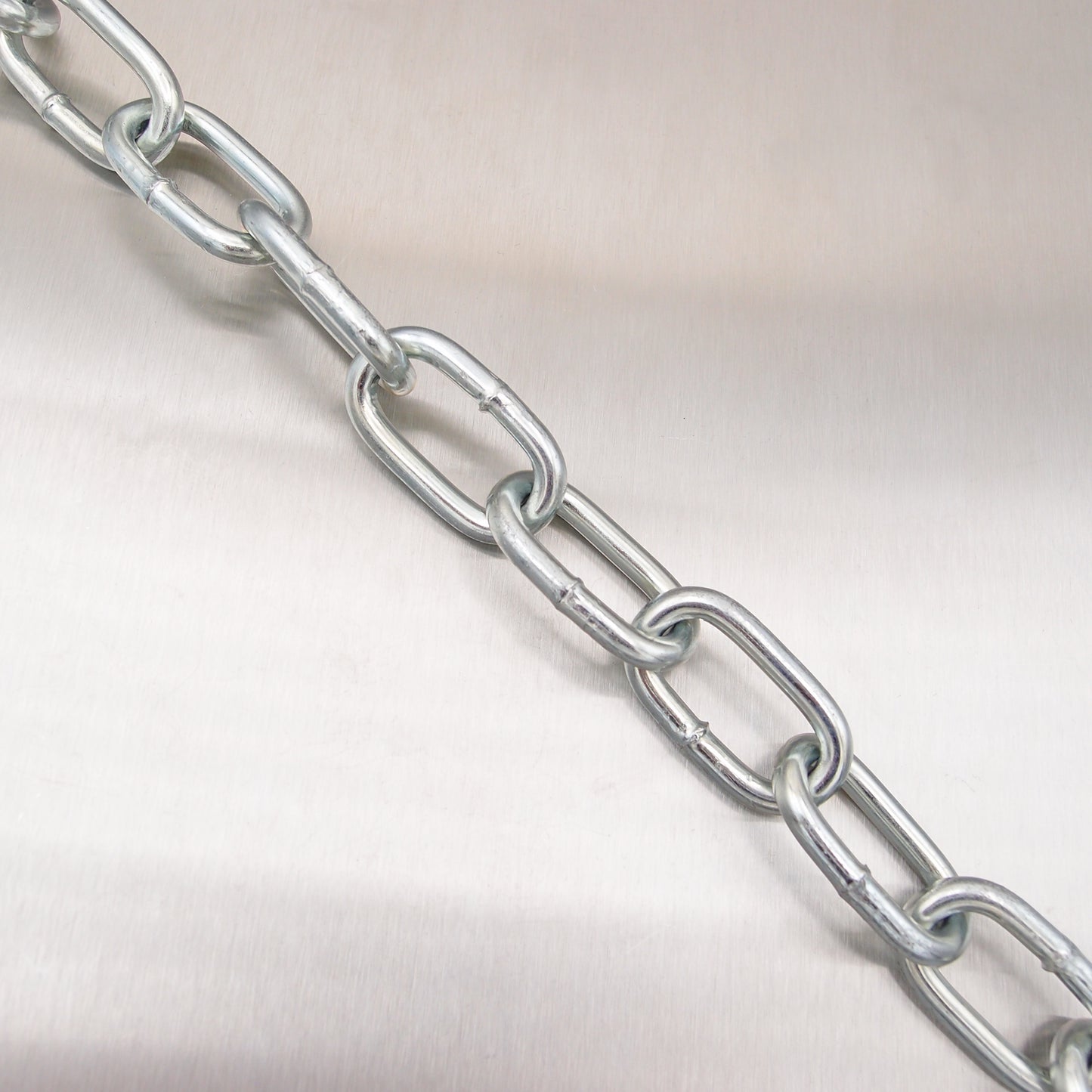 Mild Steel Welded Straight Link Chain - Zinc Plated