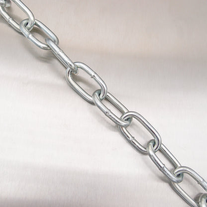 Mild Steel Welded Straight Link Chain - Zinc Plated
