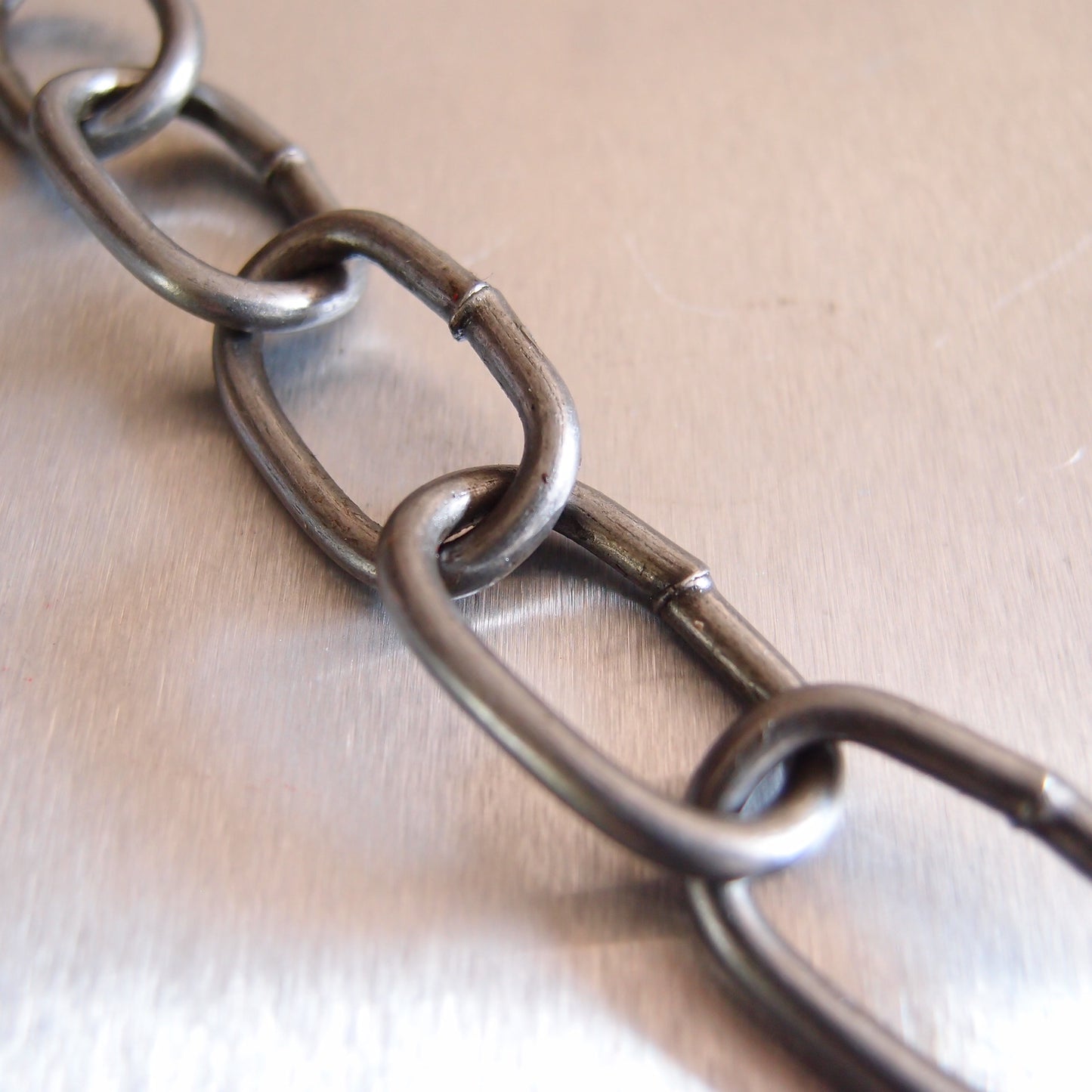 Mild Steel Welded Straight Link Chain - Self Colour