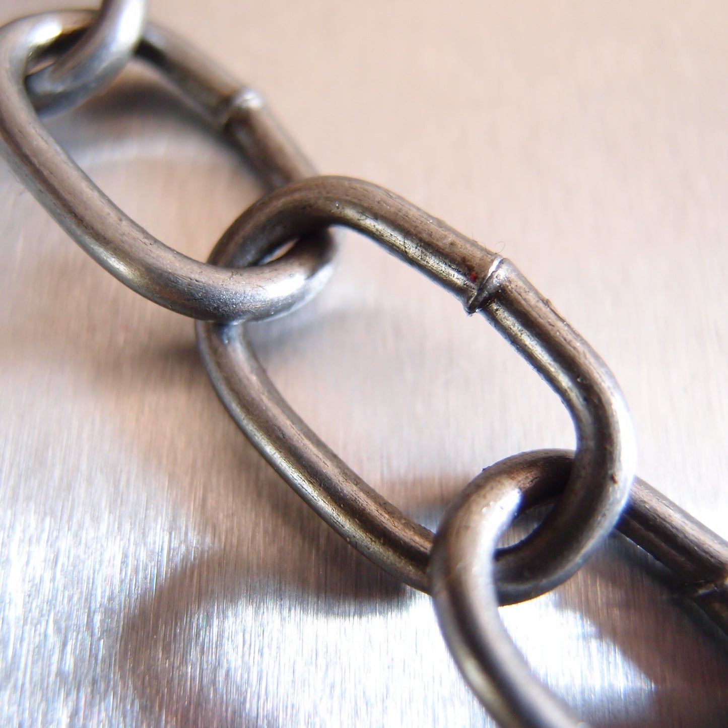 Mild Steel Welded Straight Link Chain - Self Colour