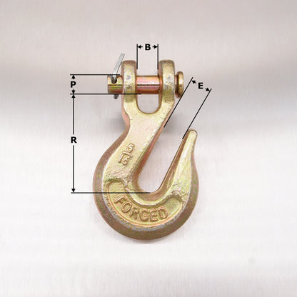 Clevis Grab Hook - Alloy Steel - Zinc Plated
