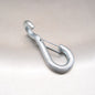 3.5" Spring Hook To Crue - Zinc Plated Steel - Wire Catch