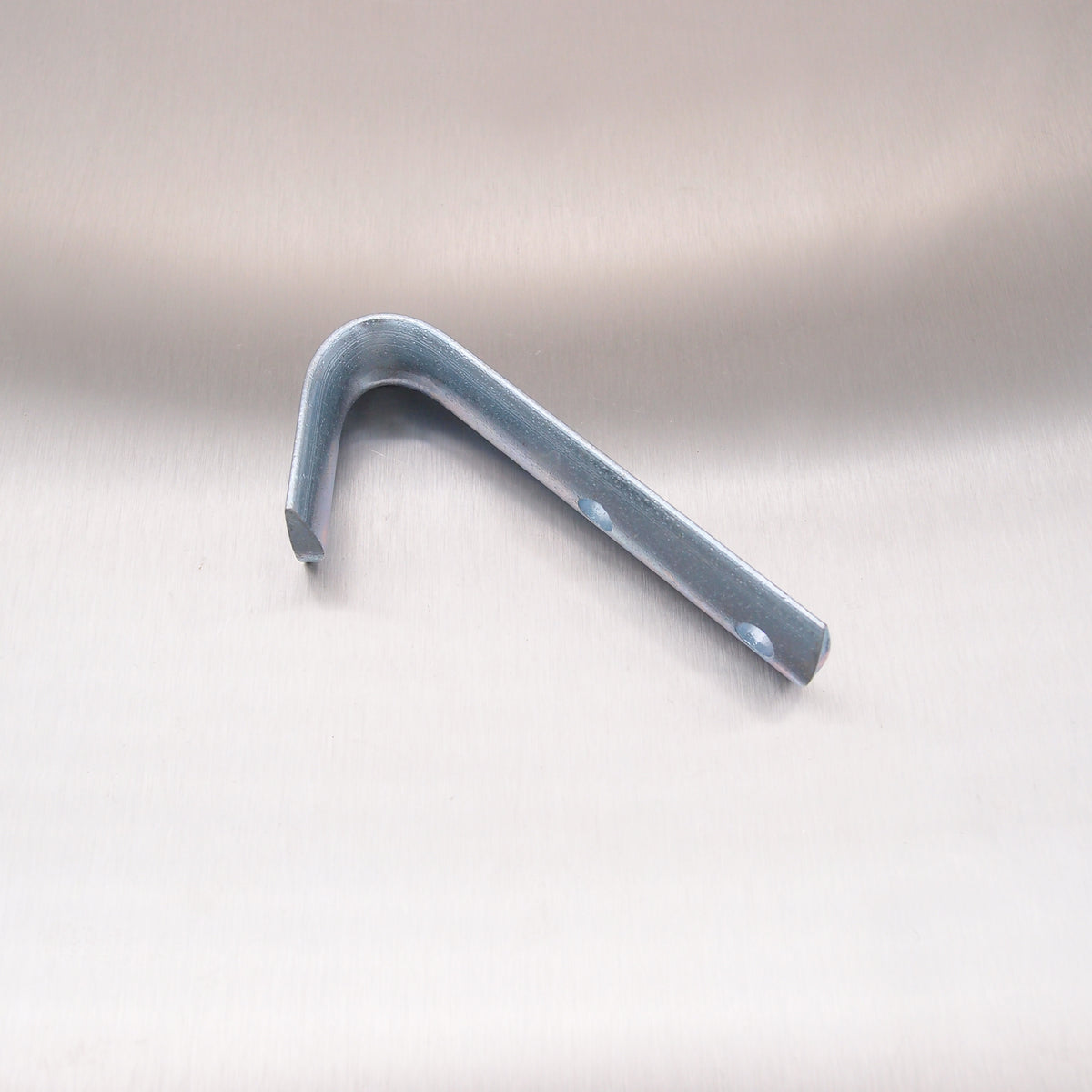 Bolt On Rope Hooks Zinc Plated - Half Round Pattern